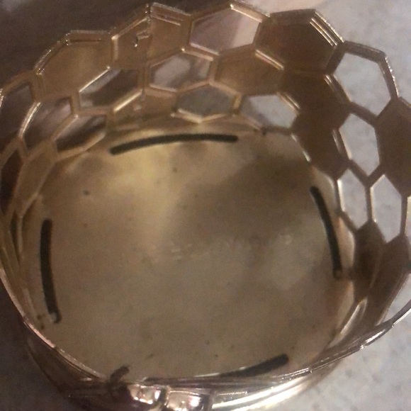 NWT HTF Very RARE Bath & Body Works Bee Hive Lotion/Soap Holder. Gold & Glitter - Picture 6 of 14